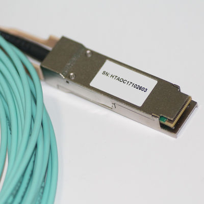 850nm 10 Meter QSFP+ Active Optical Cable Assembly Compatible 40GBASE AOC